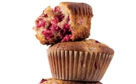 Gluten-Free Raspberry-Ginger Muffins