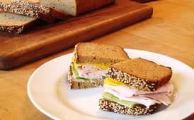 Gluten-Free Sesame Sandwich Bread