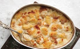Gnocchi Gratin with Gorgonzola Dolce