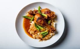 Gochujang-Braised Chicken and Crispy Rice