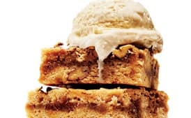 Gooey Brown Butter Blondies with Pecans