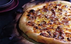 Gorgonzola and Grape Pizza