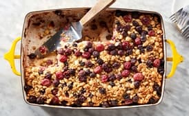 Grape Cake with Hazelnut Streusel