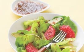 Grapefruit and Avocado Salad with Ginger-Cassis Dressing