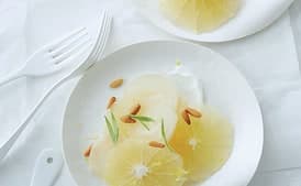Grapefruit and White Beets with Yogurt and Tarragon