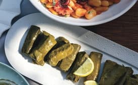 Grapes Leaves with Bulgar and Mint