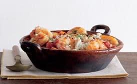 Greek-Spiced Baked Shrimp