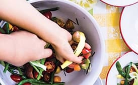 Green Bean and Tomato Salad with Buttermilk Dressing