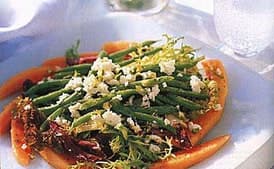Green Bean Salad with Apricot Vinaigrette