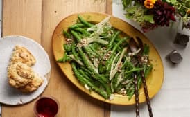 Green Bean Salad with Fennel and Toasted Pecan Dukkah