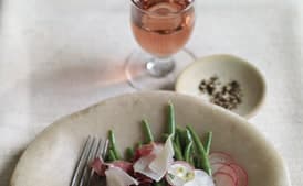 Green Bean Salad with Radishes and Prosciutto