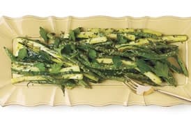 Green Beans and Zucchini with Sauce Verte