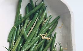 Green Beans with Ginger Butter