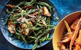 Green Beans With Mushroom XO Sauce