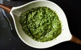 Green Chutney with Chaat Masala