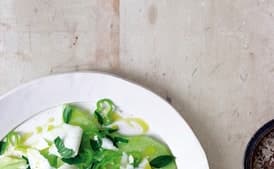 Green Melon, Cubanelle Peppers and Ricotta Salata