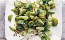 Green Tomato and Honeydew Melon Salad