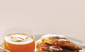 Griddle Cakes with Marmalade and Clotted Cream