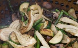 Grill Basket "Stir-Fry" Vegetables
