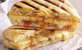 Grilled Artisan Cheddar & Fig Jam Sandwich