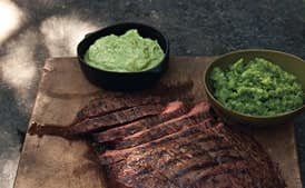 Grilled Black Cod with Fried Garlic and Chiles