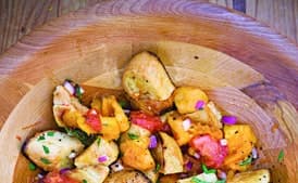 Grilled Bread and Tomato Salad