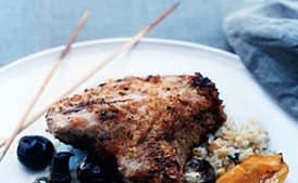 Grilled Breaded Pork Chops