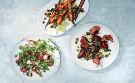 Grilled Brined Vegetables