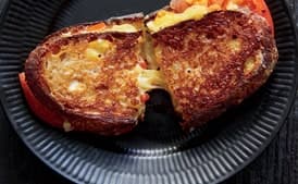 Grilled Cheese With Peak Tomatoes