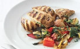 Grilled Chicken and Ratatouille