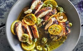 Grilled Chicken with Lemon and Thyme