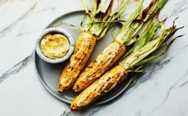 Grilled Corn on the Cob with Salt-and-Pepper Butter