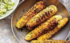 Grilled Corn with Herb Butter