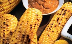 Grilled Corn with Honey-Ancho Chile Butter