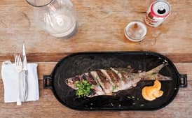 Grilled Fish with Tangerine and Marjoram