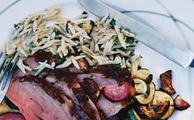 Grilled Leg of Lamb with Thyme and Allspice