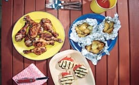 Grilled Lemon-Oregano Chicken Drumsticks