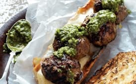 Grilled Meatball Sandwich