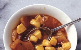 Grilled Pineapple and Banana Sauce with Honey and Lime