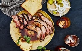 Sticky-Sweet Grilled Pork Shoulder with Hoisin and Molasses