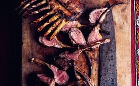 Grilled Saffron Rack of Lamb