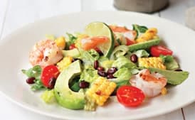 Grilled Shrimp and Corn Salad
