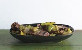 Grilled Steak and Peppers Vinaigrette