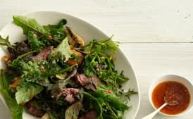 Grilled Steak Salad with Tomato Vinaigrette