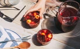 Grilled Stone Fruit Sangria