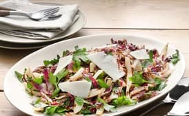 Grilled "Tricolore" Salad with Radicchio, Fennel and Parsley