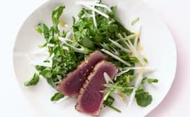 Grilled Tuna and Watercress Salad with Asian Flavors
