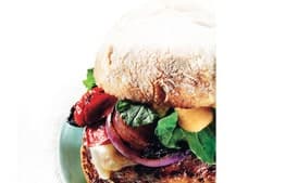 Grilled Turkey Burgers with Cheddar and Smoky Aioli