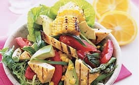 Grilled Vegetable Salad with Tofu