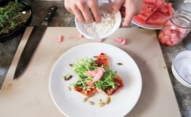 Grilled Watermelon Salad